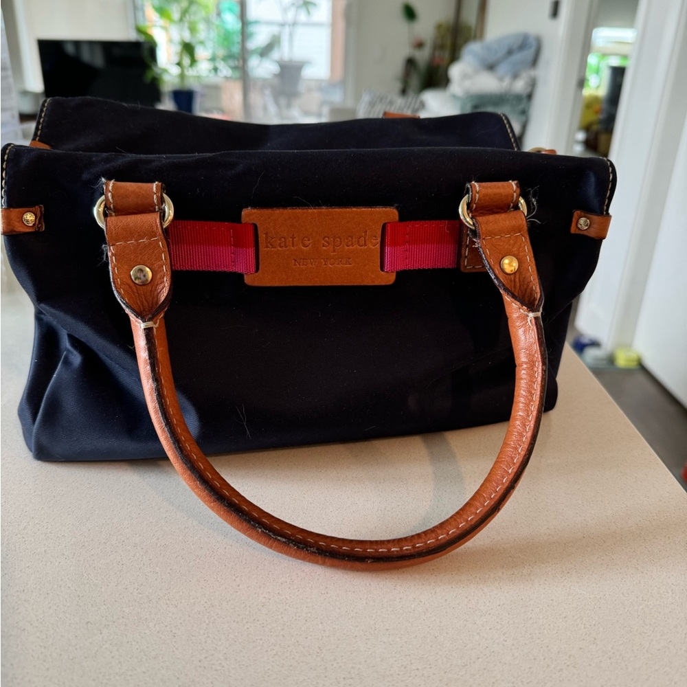 Kate and Spade soft cloth bag cute great condition. Hardly used